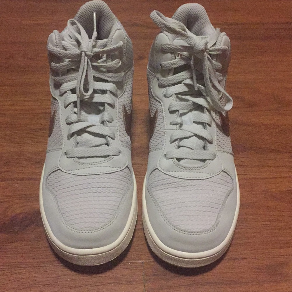(SOLD) Nike Women's Court Borough Mid Gray/Rose Gold